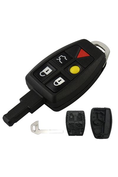 YIQIXIN 5 Buttons 5 Buttons Key Case For Volvo C30 C70 Xc90 V70 S40 S60 V50 2008 2009 2010 2011 Smar