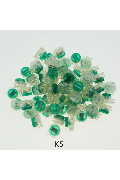 Choice K5 50pcs Connector Crimp Connection Terminals K1 K2 K3 K5 Connector Waterproof Wiring Ethernet Cable