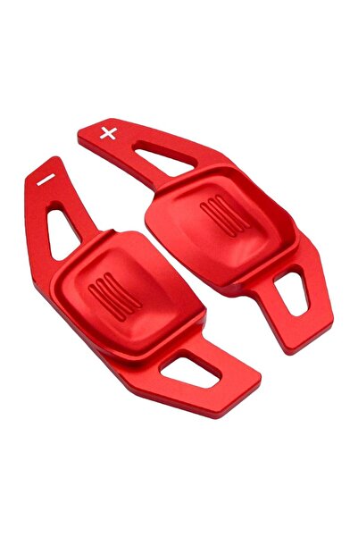 Choice قطعتان أحمرتان من ذراع تغيير السرعات لعجلة القيادة للسيارات من سبائك ا...