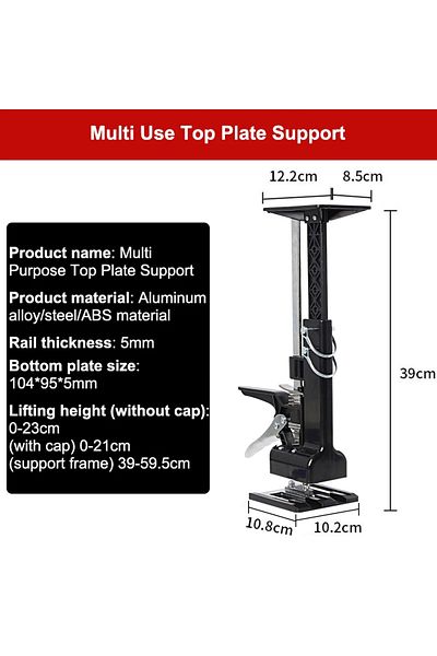Choice 1 Set Dual Purpose Jack Hand Lift Tool Door Panel Drywall Board Telescopic Support Tool Tile Positio
