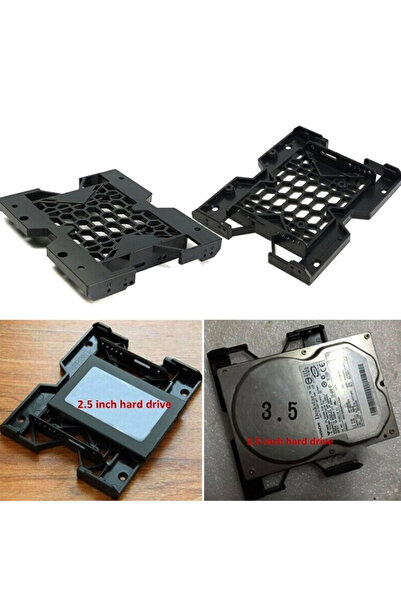 Choice 1pc 5.25" To 3.5" 2.5" Tray Bracket Mounting Cooling Fan HDD Adapter SSD Hard Drive