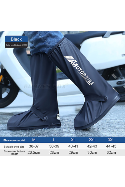 Choice أغطية أحذية المطر عالية الأنبوب من Black-ME للبيع الساخن إبداعية مقاوم...