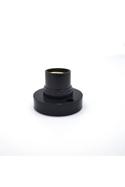 Choice E14 Black 5pcs/lot Plastic E14 Base With Hole For Wire, Screw Light Bulb Lamp Socket Holder, White B