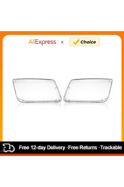 Choice One Pair Transparent Plastic Headlight Headlamp Cover Replacement For Vw Mk4 Jetta Bora 1998-2004...