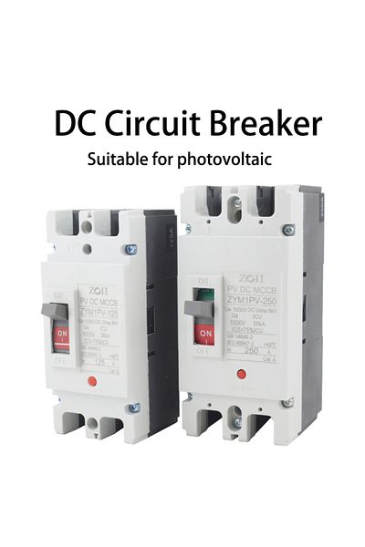 Choice 2p 250a Solar Molded Case Dc Circuit Breaker Mccb Overload Protection Switch Protector Solar Photovo