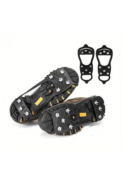 Choice L Anti-slip Ice Cleats With 8 Teeth For Outdoor Activities, Winter Fishing And Walking On Snow Outd.