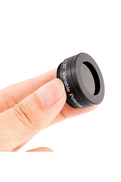 Eisgroub Black 1.25'' Filter Variable Polarizing For Astronomy Monocular Telescope & Eyepiece Viewing The Moo