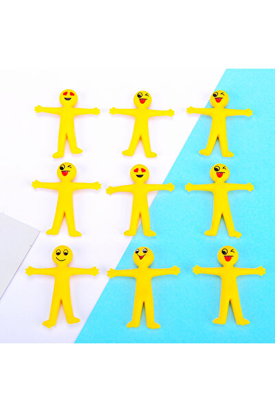 Choice 36 قطعة من لعبة الشرير الصفراء الصغيرة الناعمة البلاستيكية القابلة للس...