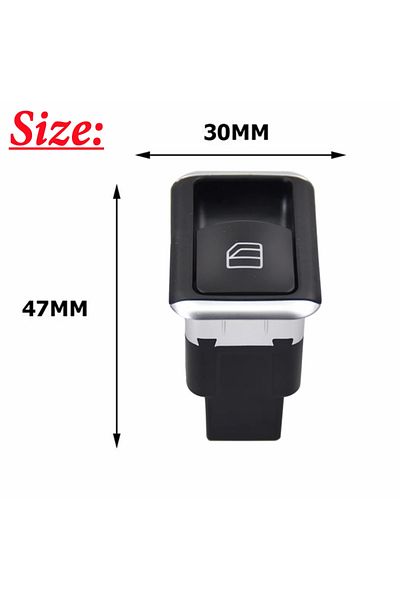 Choice New Pasenger Window Switch For GLS CLA GLK A B C G M Klasse W204 W212 W176 W166 W463 W246 A204905...