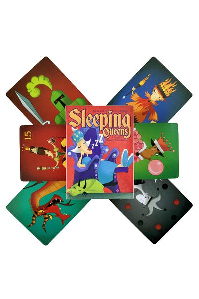 Choice Dm23a-sleeping-small لعبة الطاولة Sleeping Queens 1&2 لعبة البطاقات Rescue A Strategy لعبة Ladybug Quee