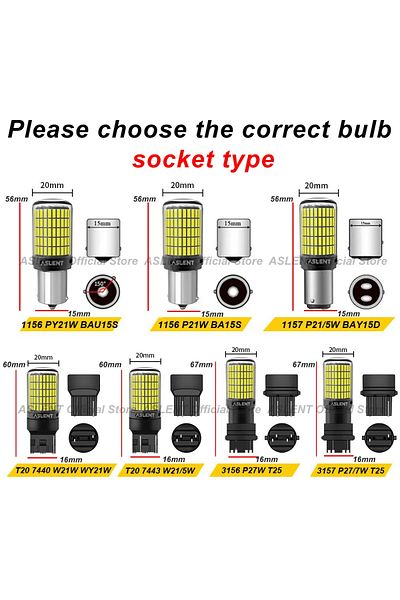 Choice 1157 Bay15d P21/5w أبيض قطعتان 4014 150smd 1156 Ba15s P21w Bau15s Py21w 1157 Bay15d P21/5w W21w 7440