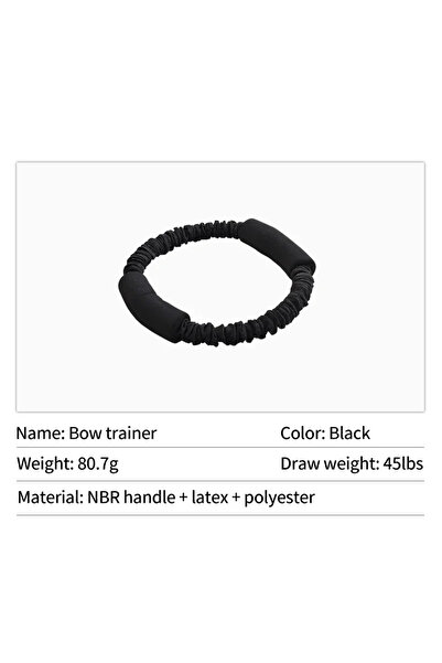 Choice حبل شد لتدريب القوس الأسود لمحاكاة الرماية، وتدريب قوة الذراع للقوس المركب المنحني