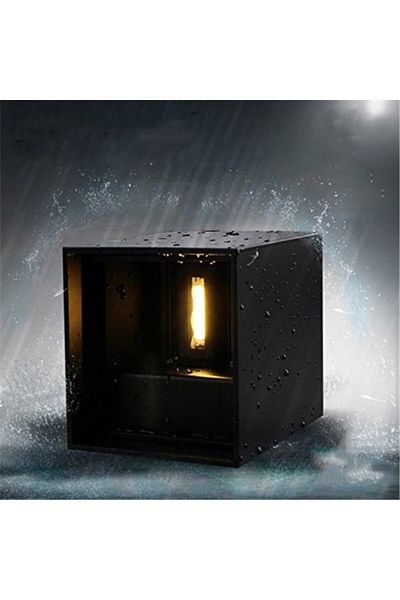 Choice 12w Warm White 3000k Black Body 6w 12w Led Wall Light Outdoor Waterproof Ip65 Porch Garden Wall Lamp