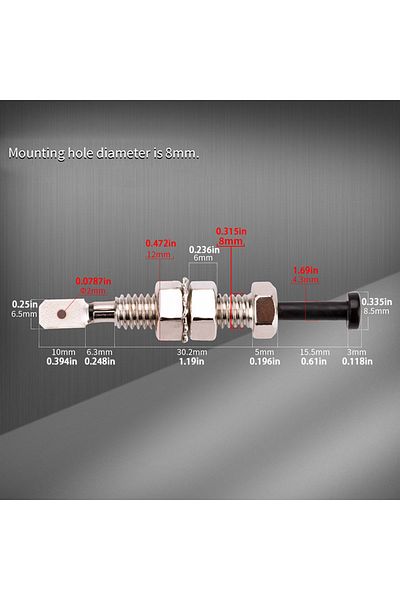 Choice Car Vehicle Bonnet Door Boot Auto Light Switch Button Replace Lamp Repair 12V Door Pin Switch Mom...