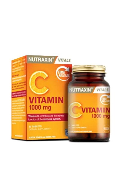 Nutraxin C Vitamin 1000 Mg - C Vitamini Deposu Zaman Salınımlı 30 Tablet