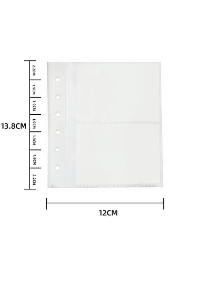 Choice A7 10pcs 2grid Page Cartoon A7 Photo Card Holder Album Girl 3-inch 5-inch Small Card Binder Plush Pu