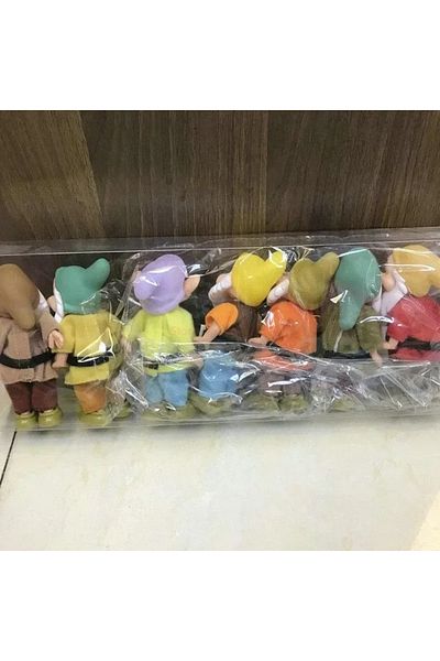 Choice 7pcs Disney 7pcs Snow White And The Seven Dwarfs Action Figure Toys 15cm Statue Pvc Dolls Cake Toppe