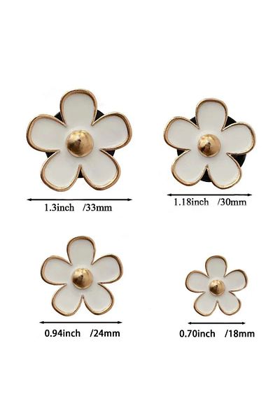Choice White Car Air Conditioner, Flower Fragrance, Car Air Outlet, Car Mounted Daisy Air Outlet, Perfume,