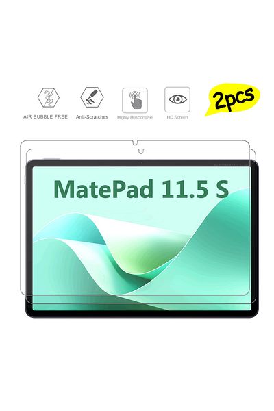 Choice 2p-matepad 11.5 S واقي شاشة شفاف مقاوم للخدش من الزجاج المقوى مكون من قطعتين لجهاز Huawei Matepad 11