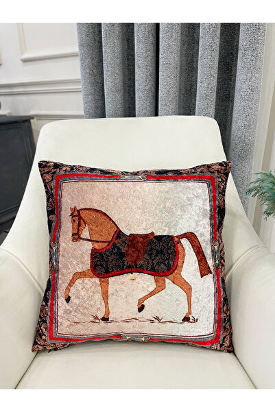 Brillant Horse At Desen Kırlent 45x45