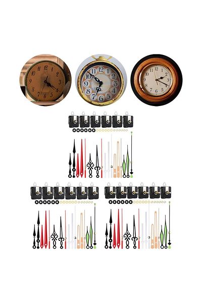 Choice Axis 13mm Thread 5mm 6Set DIY Wall Clock Movement Mechanism Hanging Clock Mechanism Home for Bedroom