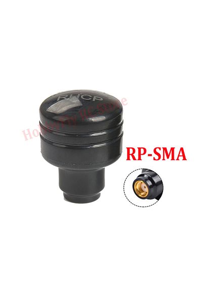 Choice 1pcs Rp-sma Black Super Mini Stubby Antenna Transmitter 5.8g Antenna 5dbi Rhcp Rp-sma / Sma For Fpv