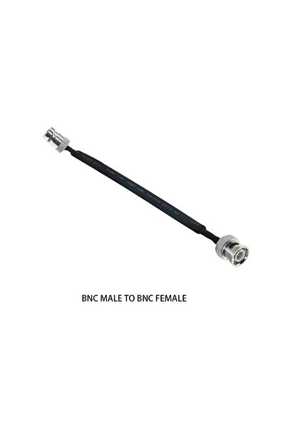 Choice24 كابل محوري مسطح بطول 100 سم، ذكر إلى أنثى، لتمريره عبر الأبواب/النوا...