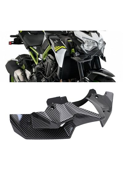 Choice For Kawasaki Z900 2020 2021 2022 2023 Carbon fiber Motorcycle Z 900 Naked Front Spoiler Winglet A...