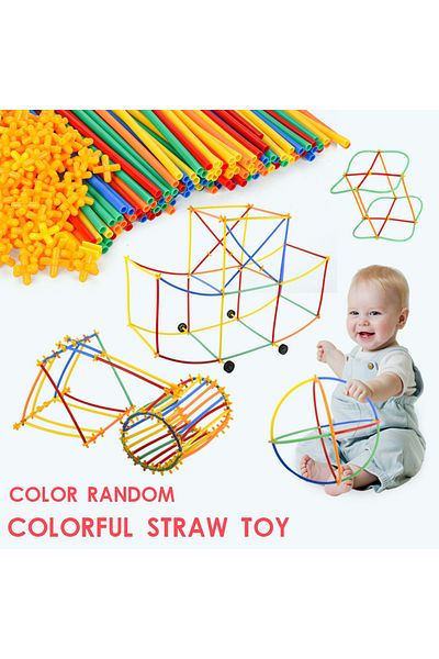 Choice Yiqu Soft Straw Magic Smart Stick Building Block Construction Puzzle Diy Home School Children'S T...