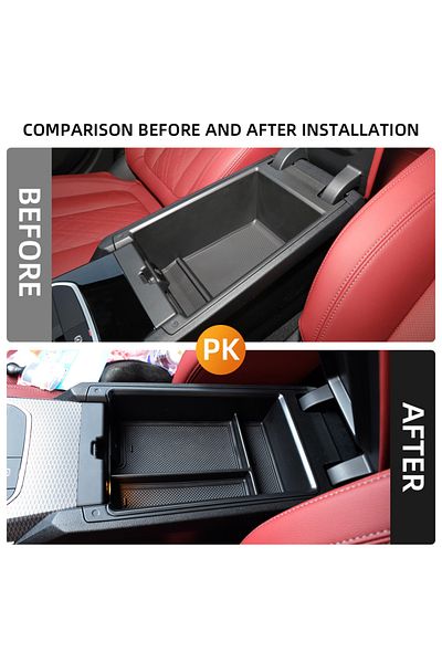 Choice صندوق تخزين مسند ذراع السيارة لسيارات BMW الفئة الثالثة والفئة الرابعة I4 2020 - 2023 M3 M4 منظم وحدة التحكم المركزية...