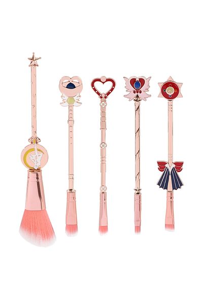 Choice Sailor Moon Sailor Moon Makeup Brushes Cute Designed Soft Pink Makeup Brushes Set Professional Cosme