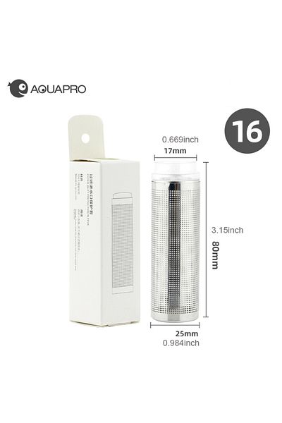 JFENGLI 16mm 2pcs Inflow Inlet Filter Stainless Steel Mesh Net Guard Fish Tank Aquariums Accessories Intake
