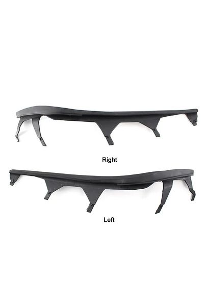 VODOOL 1pair L R For Bmw E46 325i 2002-2005 Car Front Upper Headlight Cover Strips Trims Headlight Sealing