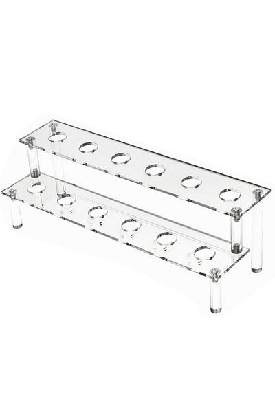 Choice Transparent Acrylic Ice Cream Stand Clear Acrylic Display Holder For Ice Cream Cones Double-layer De