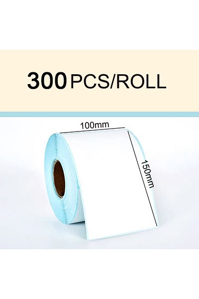 FUNPRINTHYIN 1roll100x150-300pcs 100x100mm/100x150mm/76x130mm Thermal Paper For Printer Thermal Shipping Label Sh