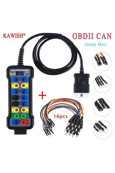 Choice Kw308 And Lines Big Sale!new Auto Car Break Out Box Obdii Obd Breakout Box Car Protocol Detector Car