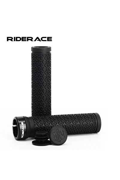 Choice مقابض مقود دراجة هوائية سوداء من نوع Riderace، غطاء مقود ناعم أحادي ال...