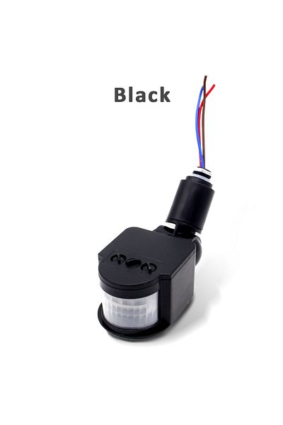 Choice Ac 85-265v Black Motion Sensor Switch 220v 110v 12v Led Light Pir Timer Wall Mounted Automatic Infra