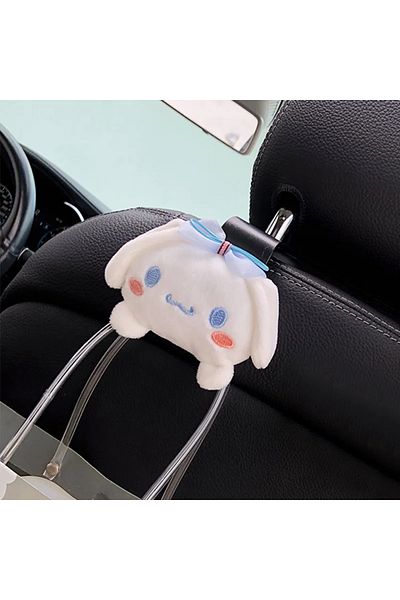 Choice Cinnamoroll Cute Sanrio Anime Kuromi Cinnamoroll Melody Plush Car Seat Headrest Hook Auto Back Seat