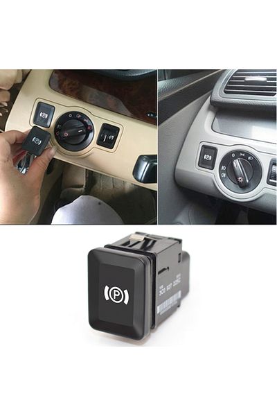 Choice Universal Electronic Handbrake Parking Brake Button   Car Parking Switch EPB Replacement for VW V...