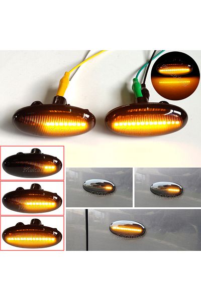 Choice Modern Styling LED Side Indicator Repeater Turn Signal Blinker For Mazda 2 3 5 6 GG GY MPS BT-50 ...