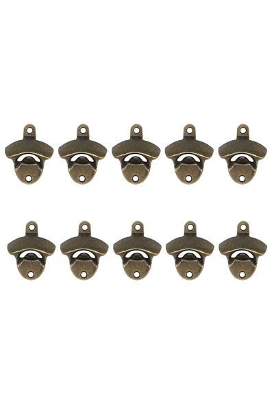 Choice 5pcs/10pcs Bottle Opener Wall Mounted Rustic Beer Opener Set Vintage with Mounting Screws for Kit...
