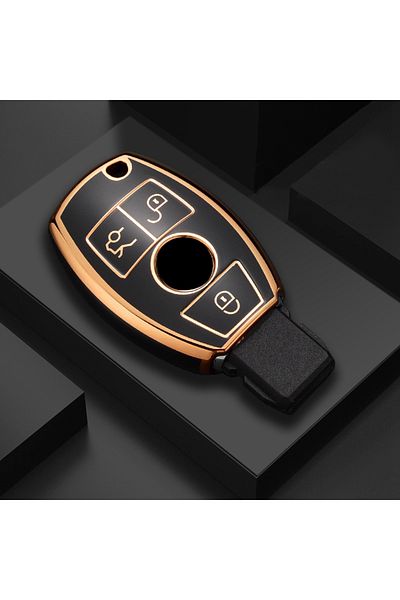 Choice Black Only Case Plating Tpu Car Key Case Shell Cover Fob For Mercedes Benz Cla Gla Glc Glk W176 W463