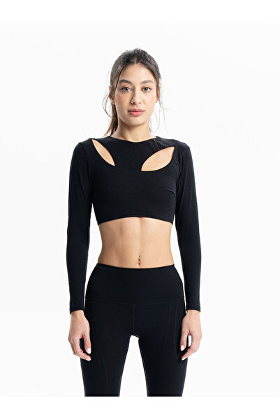 Brezio Uzun Kollu Cutout Spor Sütyeni