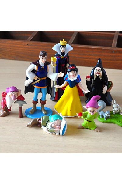 Choice 8pcs 8pcs/Lot Snow White Witch Empress Prince Charming Dwarf Action Fi...