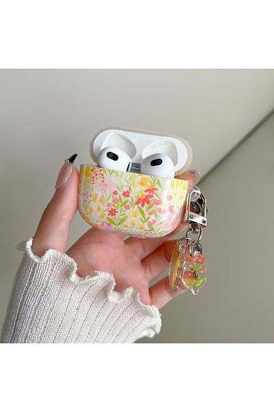 Choice Airpodspro2 Glamorous Floral Pattern Case For The Airpods1/2 Airpods3 Airpods Pro And Pro2 Tpu Headp