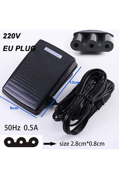Choice 220v Model 1 Foot Control Pedal Sewing Machine Part033770217 Janome 644d 734d Viking Huskystar Conn