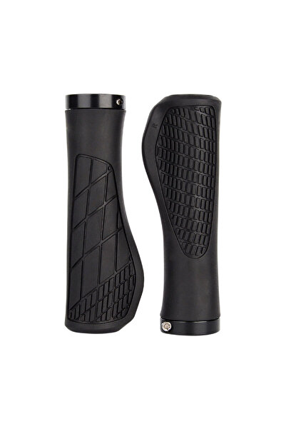 Choice Black Bicycle Grips Mountain Bike Handlebar Anti-Slip Shockproof Ergon...