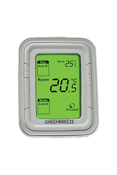 GREENBREEZE ترموستات G6861-V2WG-M (عمودي، أخضر، 230 فولت)