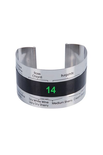 Choice A Wine Thermometer Lcd Display Stainless Steel Bottle Wine Thermometer Wine Collar Thermometer Bar B
